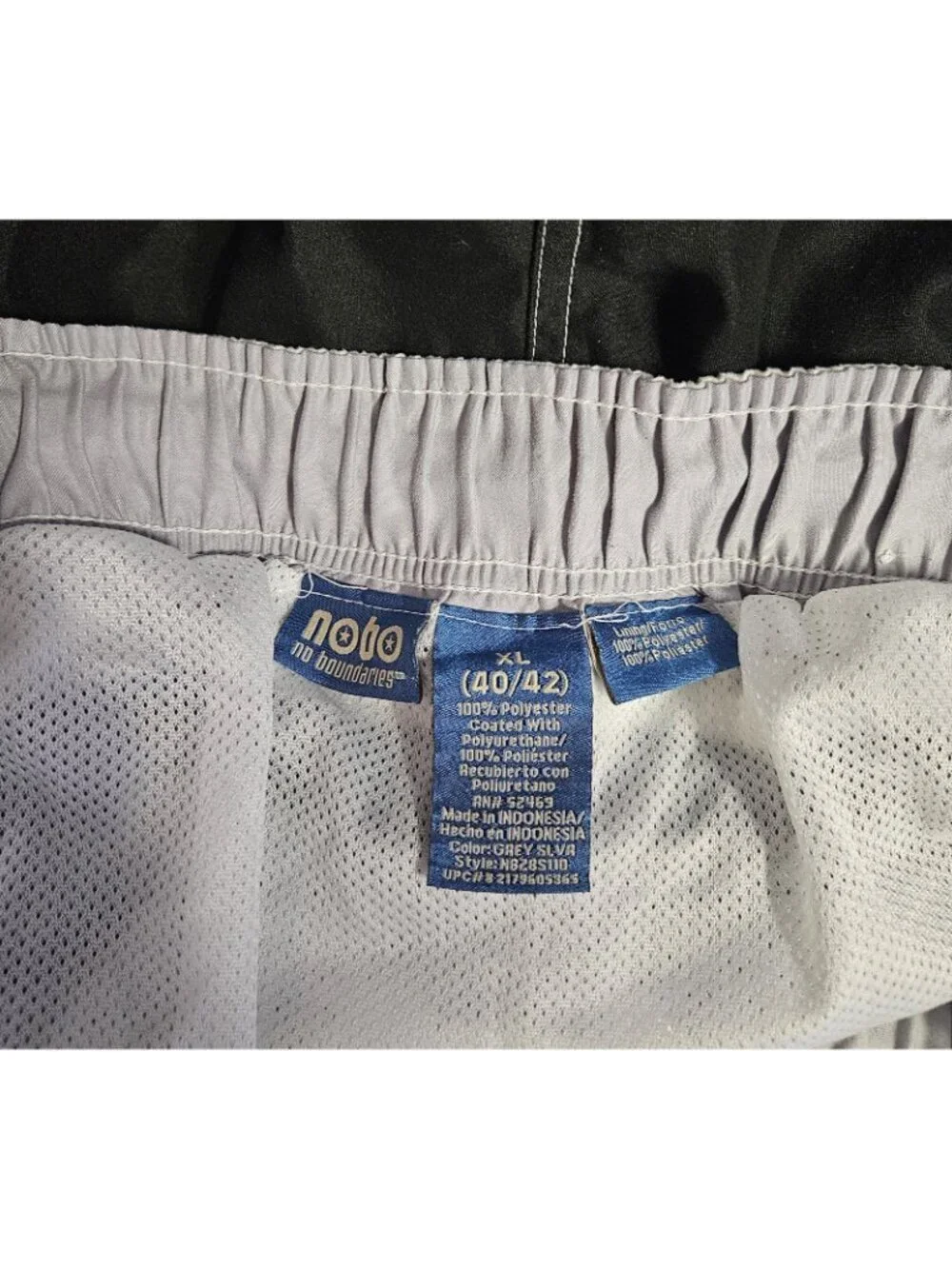 No Boundaries Men's Board Shorts Swim Trunks Lot of 2 XL 40/42 Blue Gray